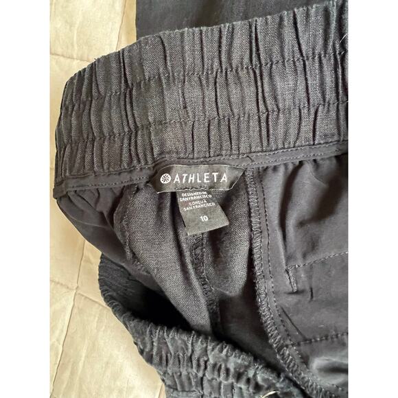 Athleta Cabo Linen Wide Leg Pants - Picture 2 of 10